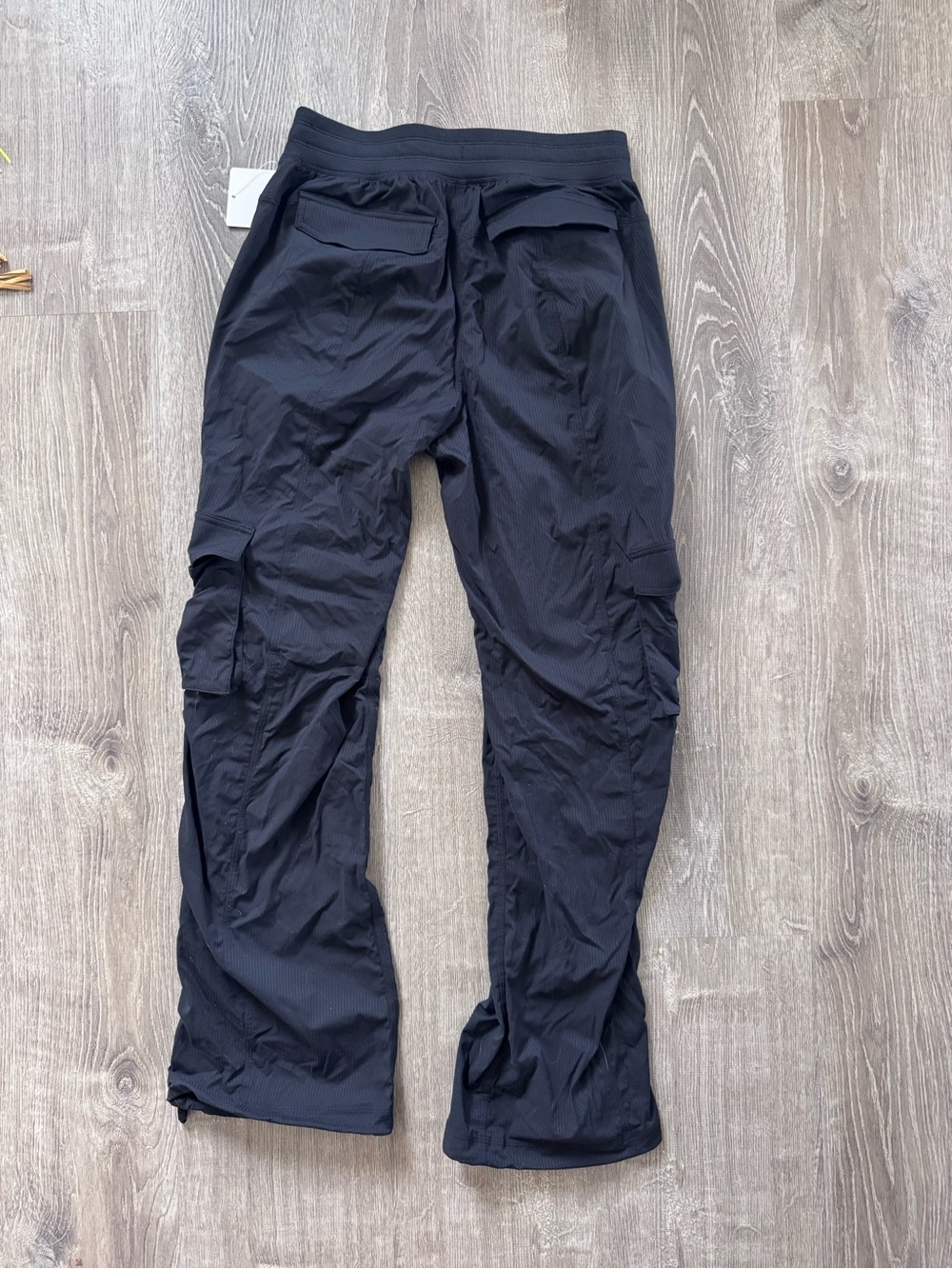 Lululemon Black Cargo Track Pants - Picture 2 of 4